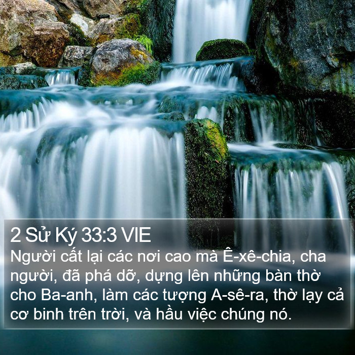 2 Sử Ký 33:3 VIE Bible Study