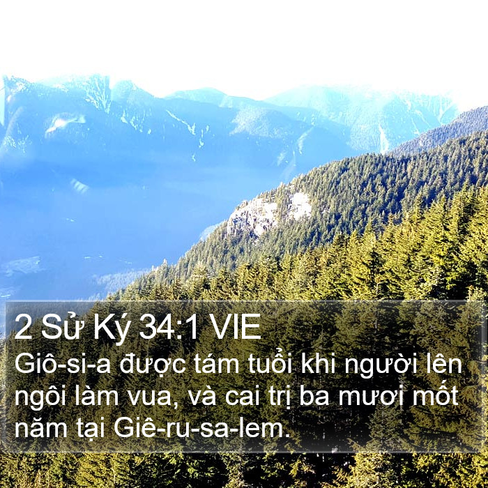 2 Sử Ký 34:1 VIE Bible Study