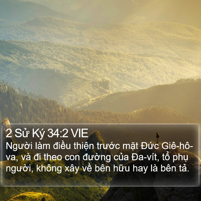 2 Sử Ký 34:2 VIE Bible Study