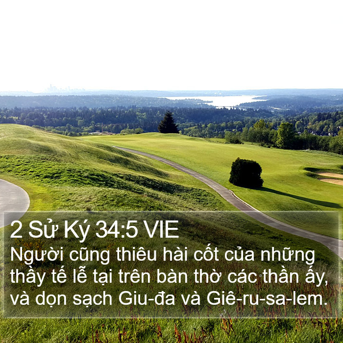 2 Sử Ký 34:5 VIE Bible Study