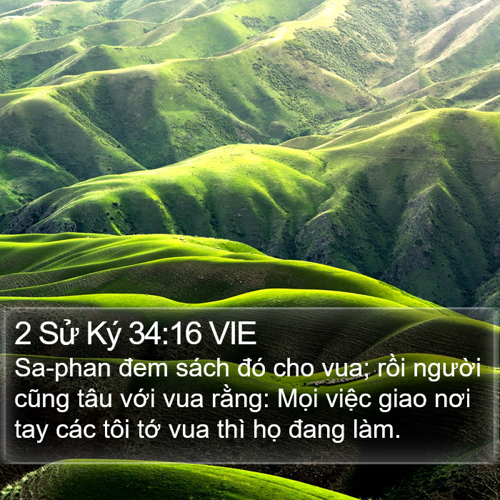 2 Sử Ký 34:16 VIE Bible Study