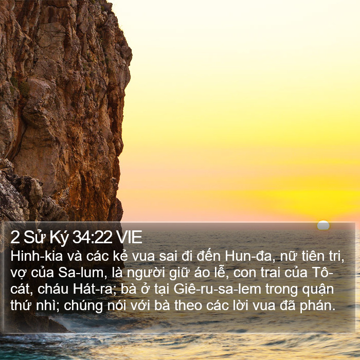 2 Sử Ký 34:22 VIE Bible Study