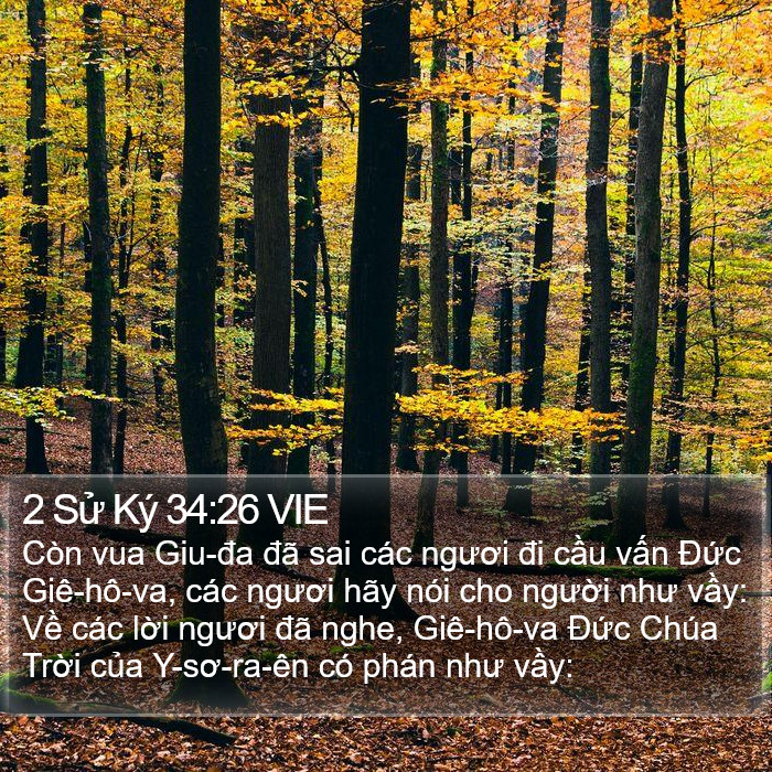 2 Sử Ký 34:26 VIE Bible Study