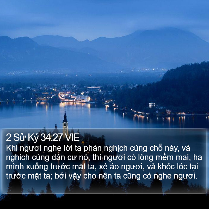 2 Sử Ký 34:27 VIE Bible Study