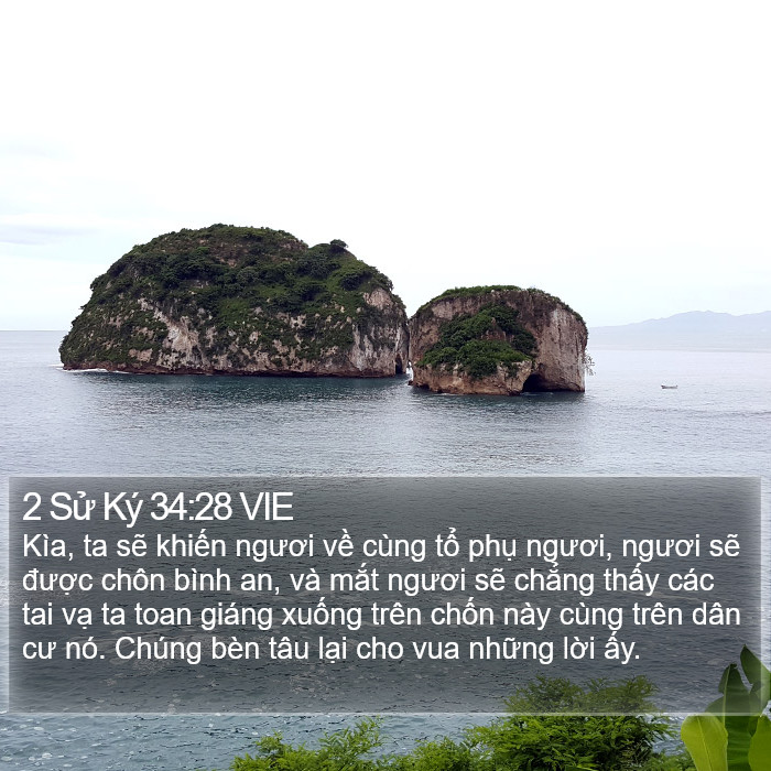 2 Sử Ký 34:28 VIE Bible Study