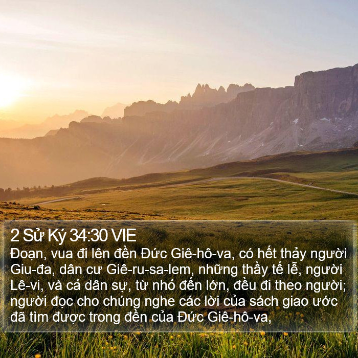 2 Sử Ký 34:30 VIE Bible Study