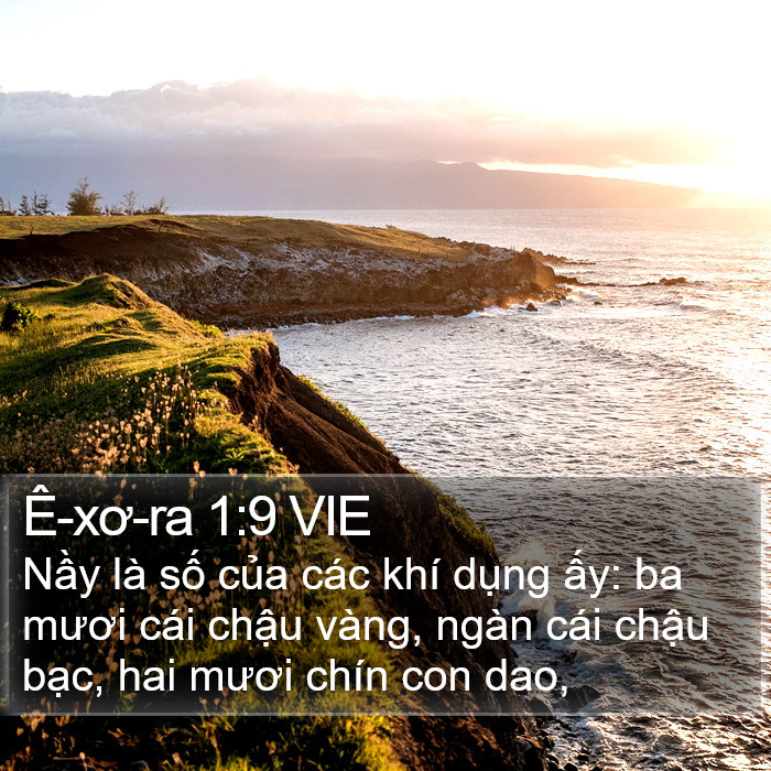 Ê-xơ-ra 1:9 VIE Bible Study