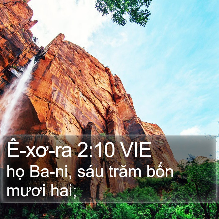 Ê-xơ-ra 2:10 VIE Bible Study