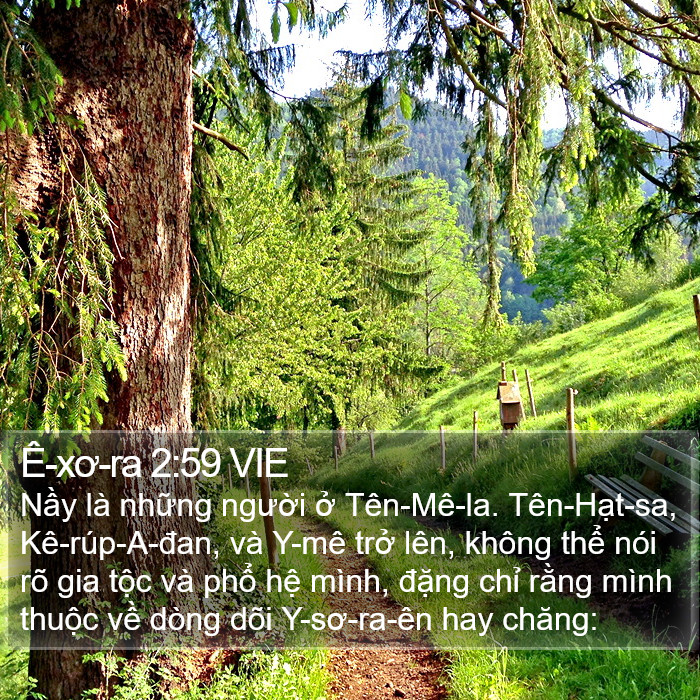 Ê-xơ-ra 2:59 VIE Bible Study