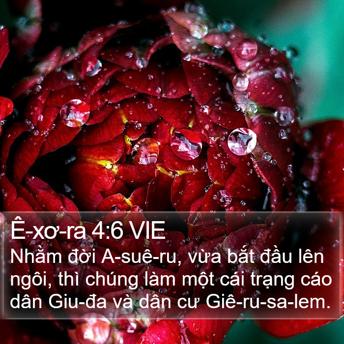 Ê-xơ-ra 4:6 VIE Bible Study