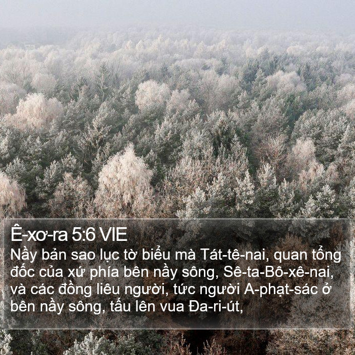 Ê-xơ-ra 5:6 VIE Bible Study