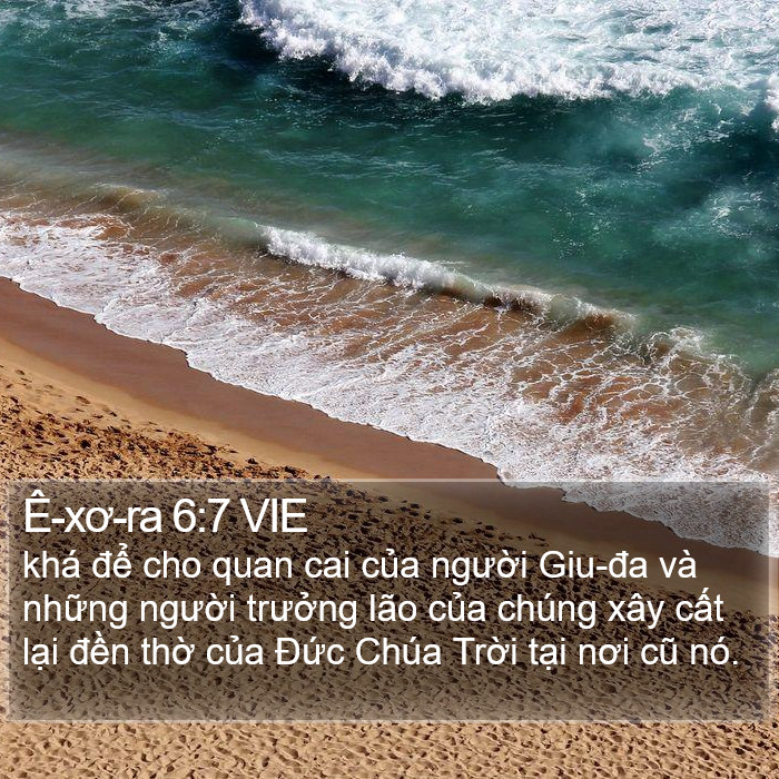 Ê-xơ-ra 6:7 VIE Bible Study