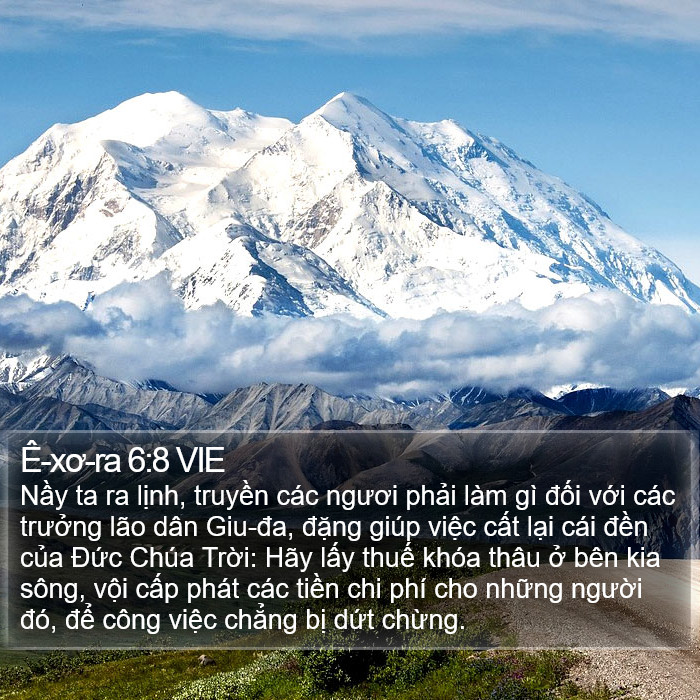Ê-xơ-ra 6:8 VIE Bible Study