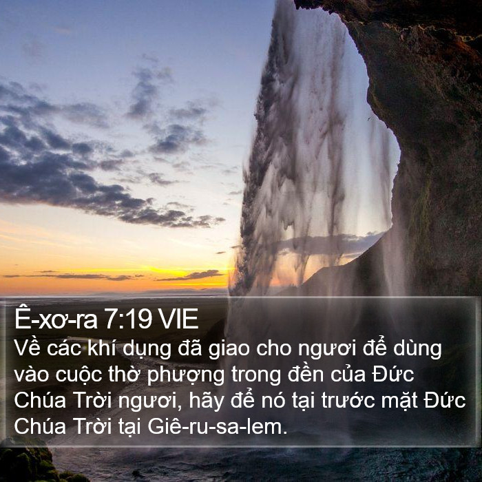 Ê-xơ-ra 7:19 VIE Bible Study