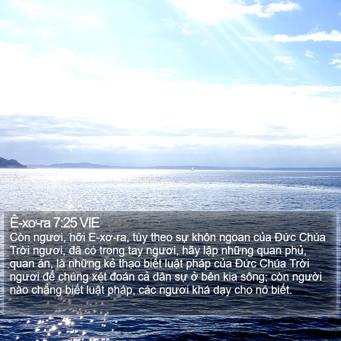 Ê-xơ-ra 7:25 VIE Bible Study