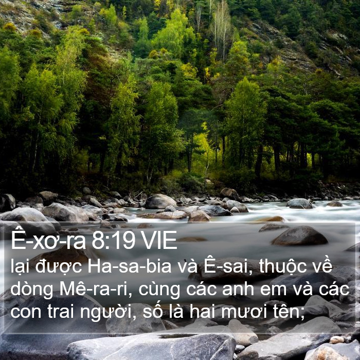 Ê-xơ-ra 8:19 VIE Bible Study
