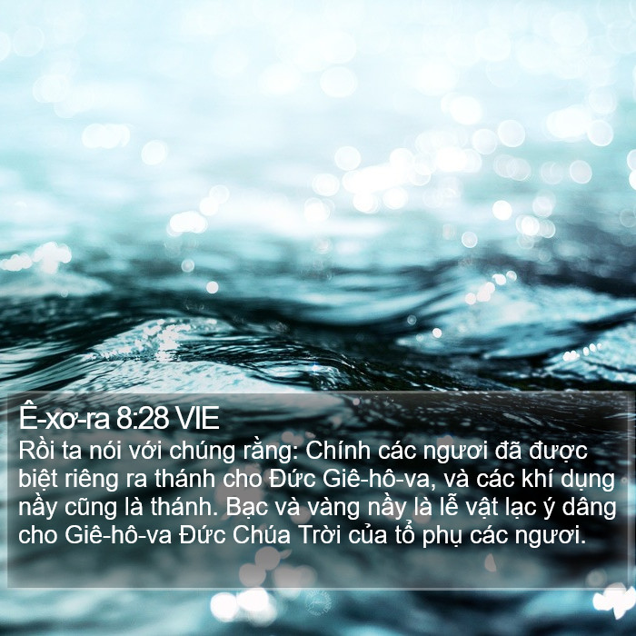 Ê-xơ-ra 8:28 VIE Bible Study