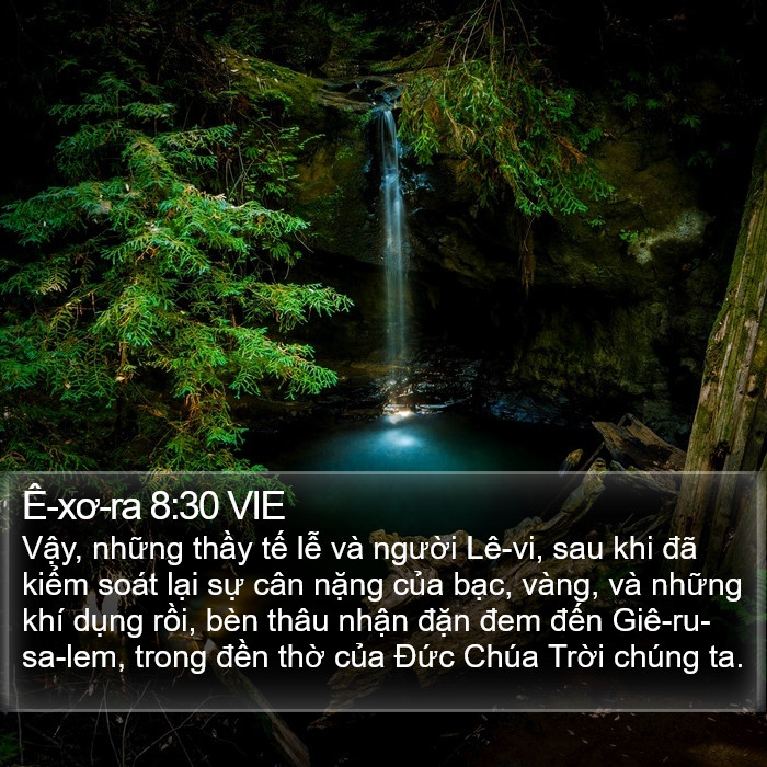 Ê-xơ-ra 8:30 VIE Bible Study