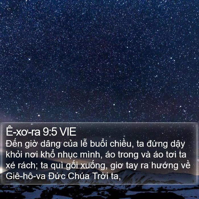 Ê-xơ-ra 9:5 VIE Bible Study
