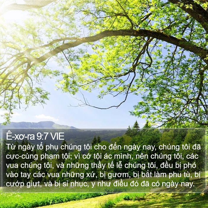 Ê-xơ-ra 9:7 VIE Bible Study