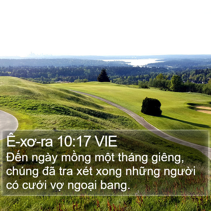 Ê-xơ-ra 10:17 VIE Bible Study