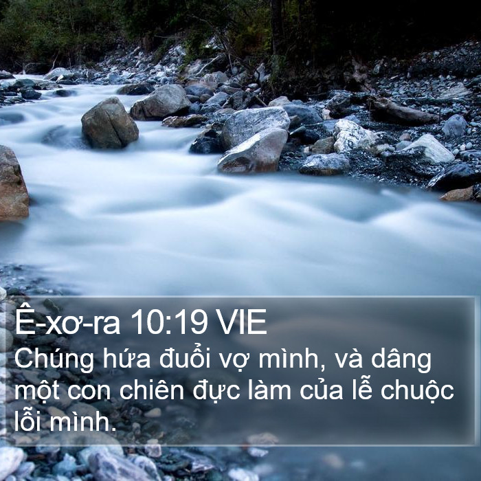 Ê-xơ-ra 10:19 VIE Bible Study