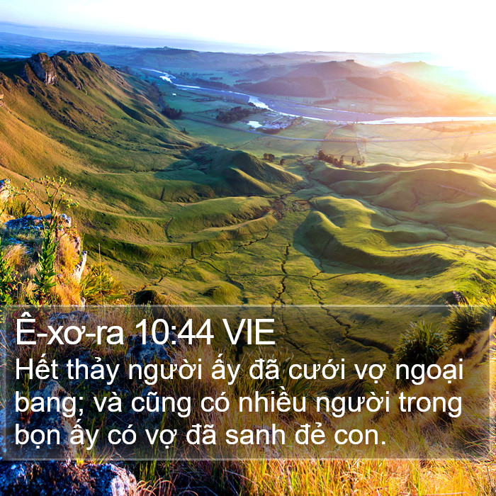 Ê-xơ-ra 10:44 VIE Bible Study