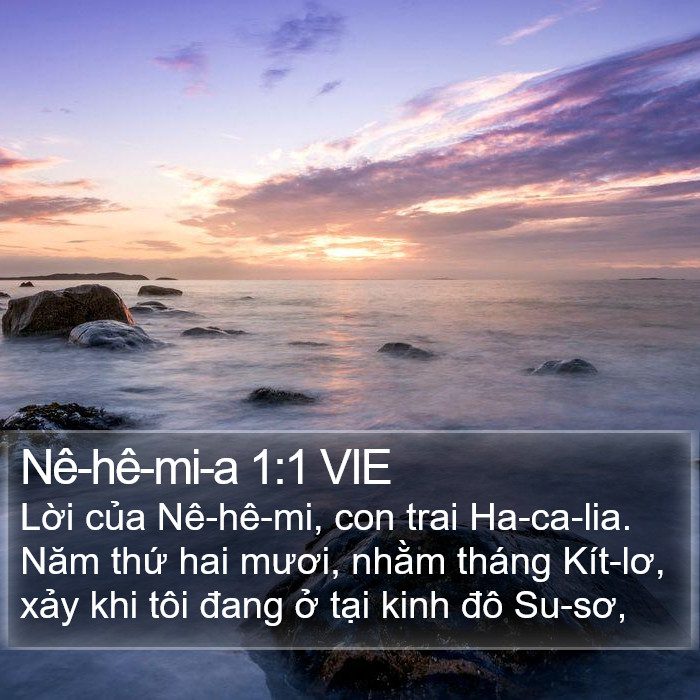 Nê-hê-mi-a 1:1 VIE Bible Study