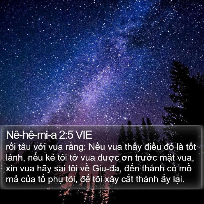 Nê-hê-mi-a 2:5 VIE Bible Study