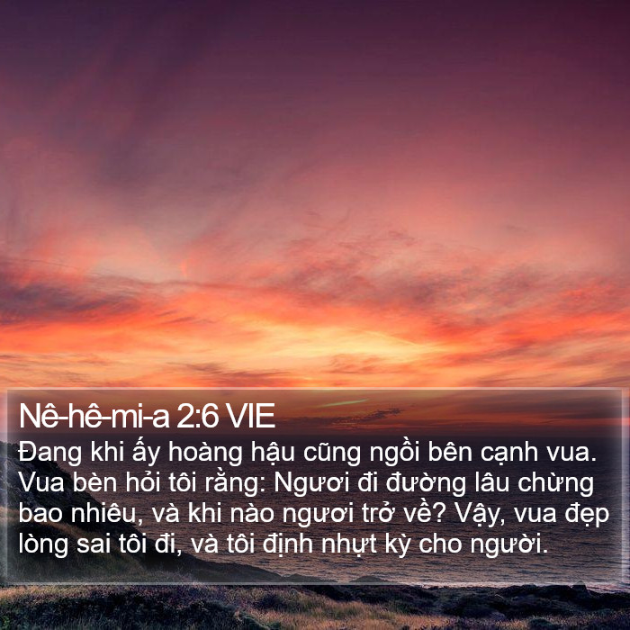 Nê-hê-mi-a 2:6 VIE Bible Study