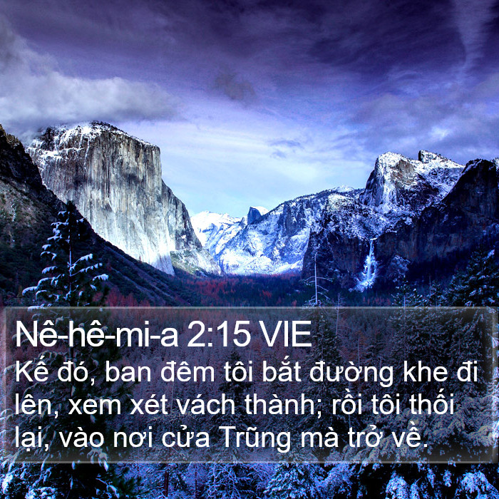 Nê-hê-mi-a 2:15 VIE Bible Study