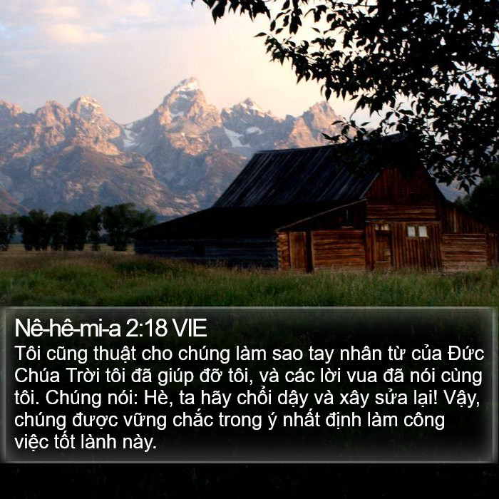 Nê-hê-mi-a 2:18 VIE Bible Study