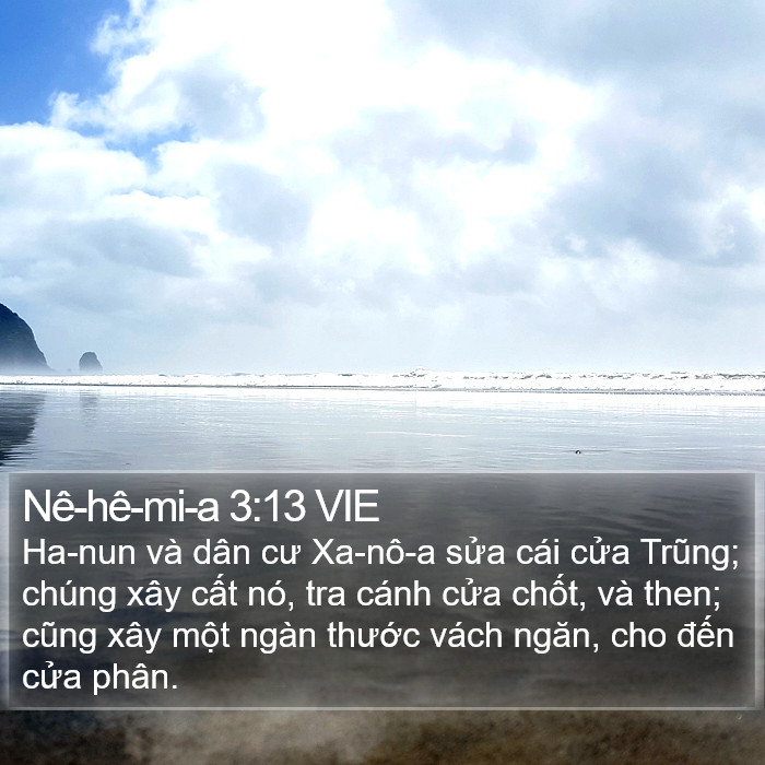 Nê-hê-mi-a 3:13 VIE Bible Study