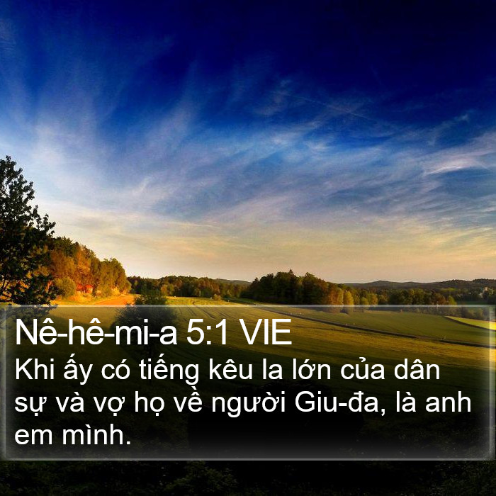 Nê-hê-mi-a 5:1 VIE Bible Study