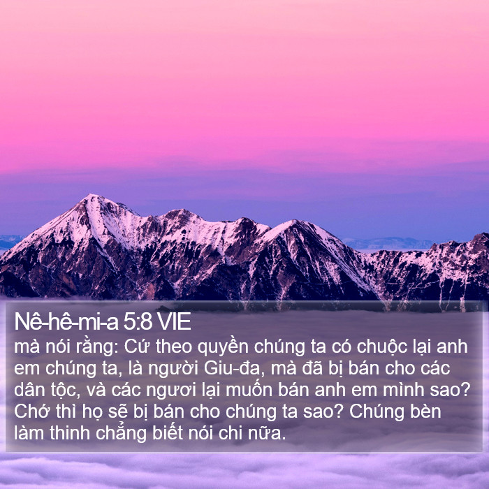 Nê-hê-mi-a 5:8 VIE Bible Study