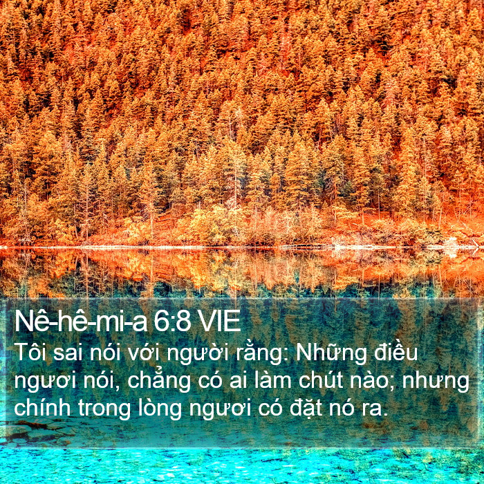 Nê-hê-mi-a 6:8 VIE Bible Study