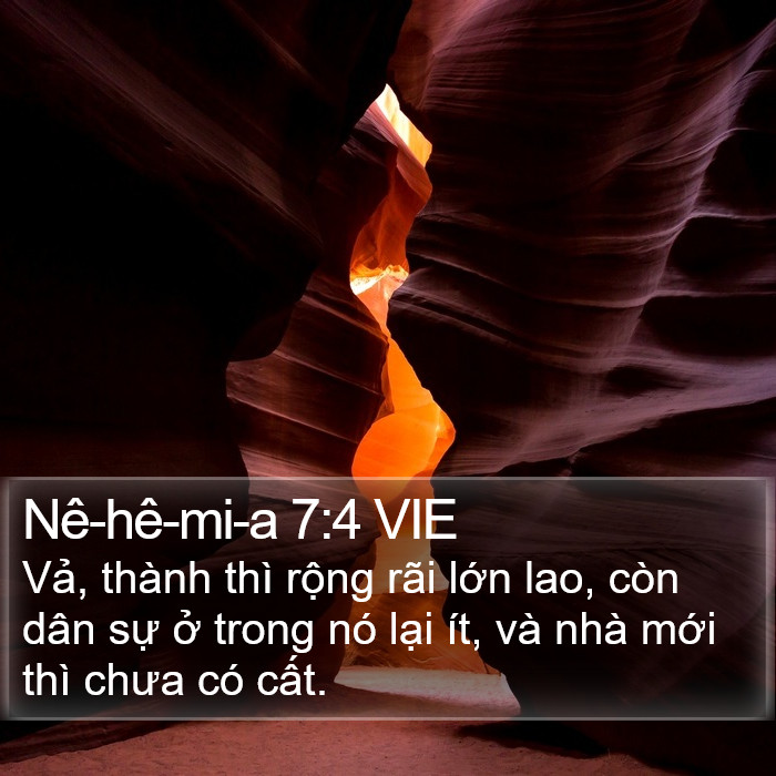 Nê-hê-mi-a 7:4 VIE Bible Study