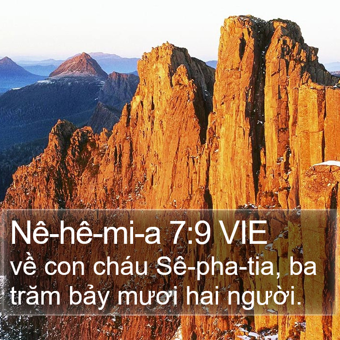 Nê-hê-mi-a 7:9 VIE Bible Study