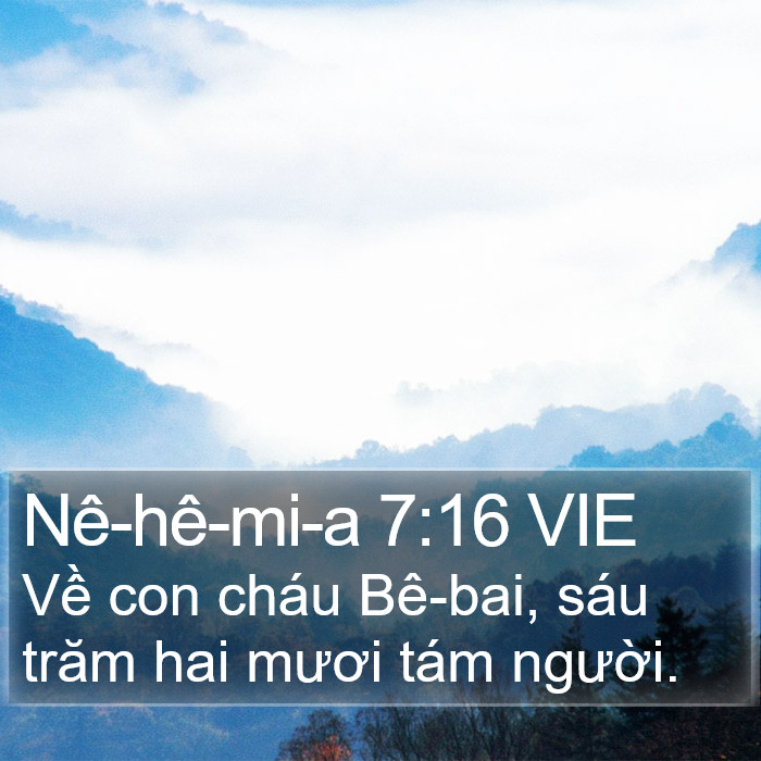 Nê-hê-mi-a 7:16 VIE Bible Study