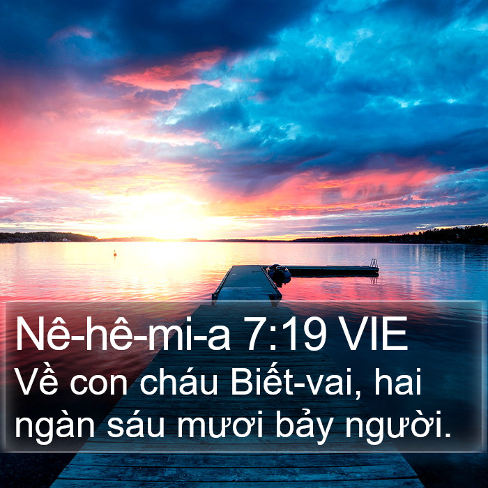Nê-hê-mi-a 7:19 VIE Bible Study