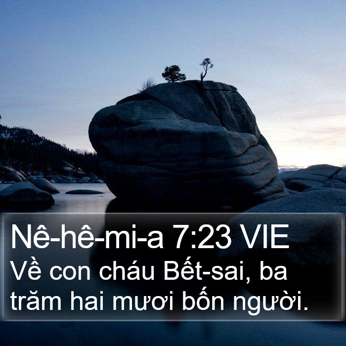 Nê-hê-mi-a 7:23 VIE Bible Study