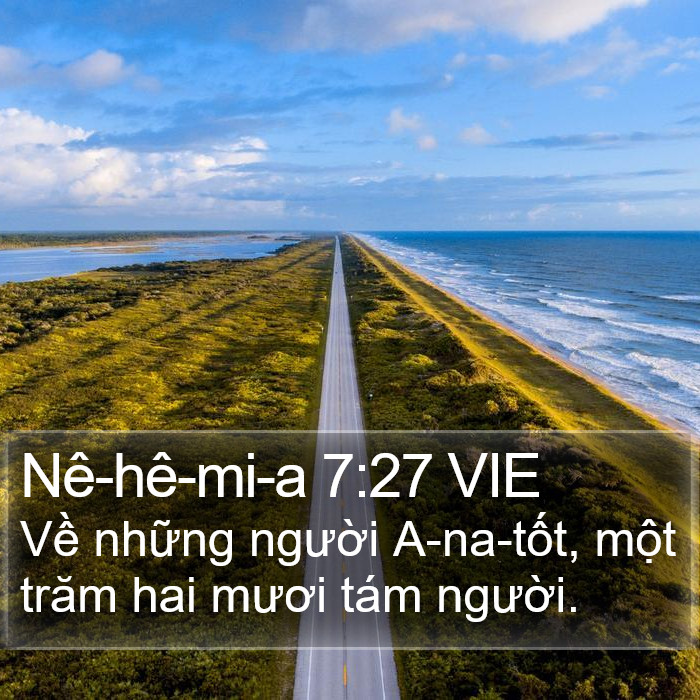Nê-hê-mi-a 7:27 VIE Bible Study