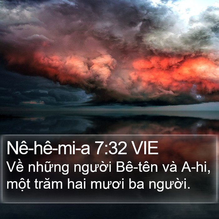 Nê-hê-mi-a 7:32 VIE Bible Study