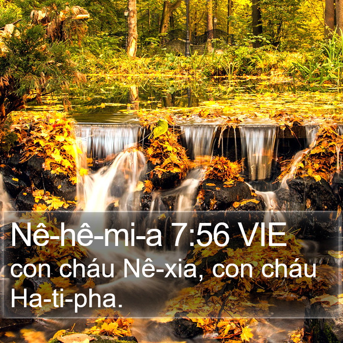 Nê-hê-mi-a 7:56 VIE Bible Study