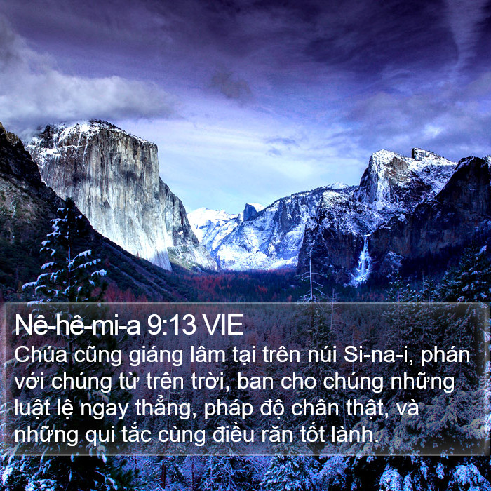 Nê-hê-mi-a 9:13 VIE Bible Study