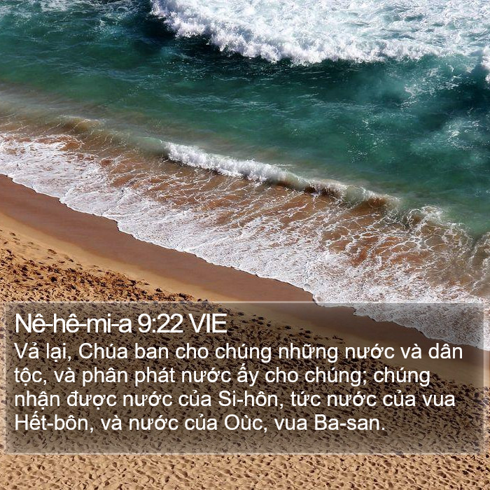 Nê-hê-mi-a 9:22 VIE Bible Study