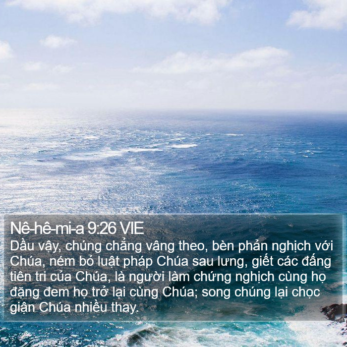 Nê-hê-mi-a 9:26 VIE Bible Study