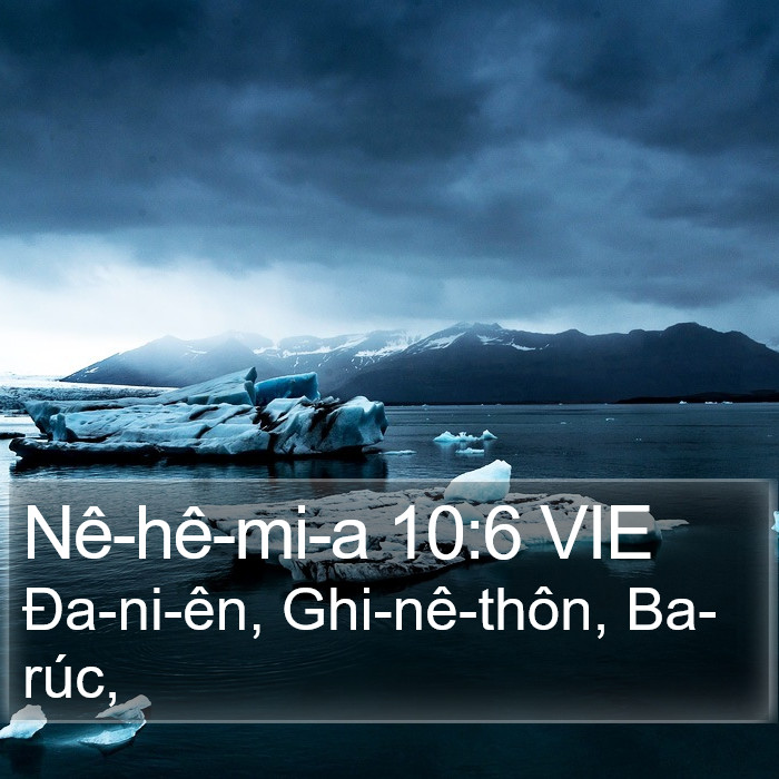 Nê-hê-mi-a 10:6 VIE Bible Study