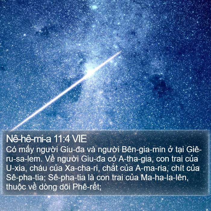 Nê-hê-mi-a 11:4 VIE Bible Study