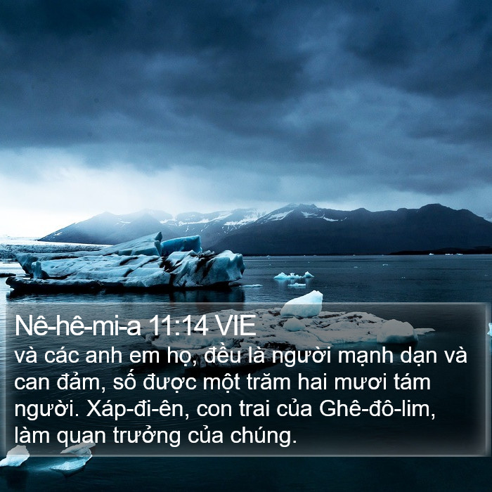 Nê-hê-mi-a 11:14 VIE Bible Study